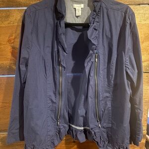 Chico's Navy Utility Jacket